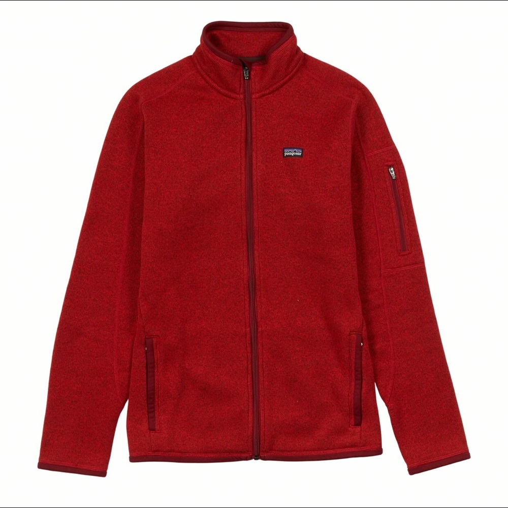 Patagonia Red Better Sweater Full-Zip Fleece